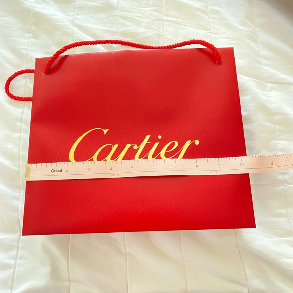 Cartier Red & Gold Collectible Gift Bag - Picture 4 of 6